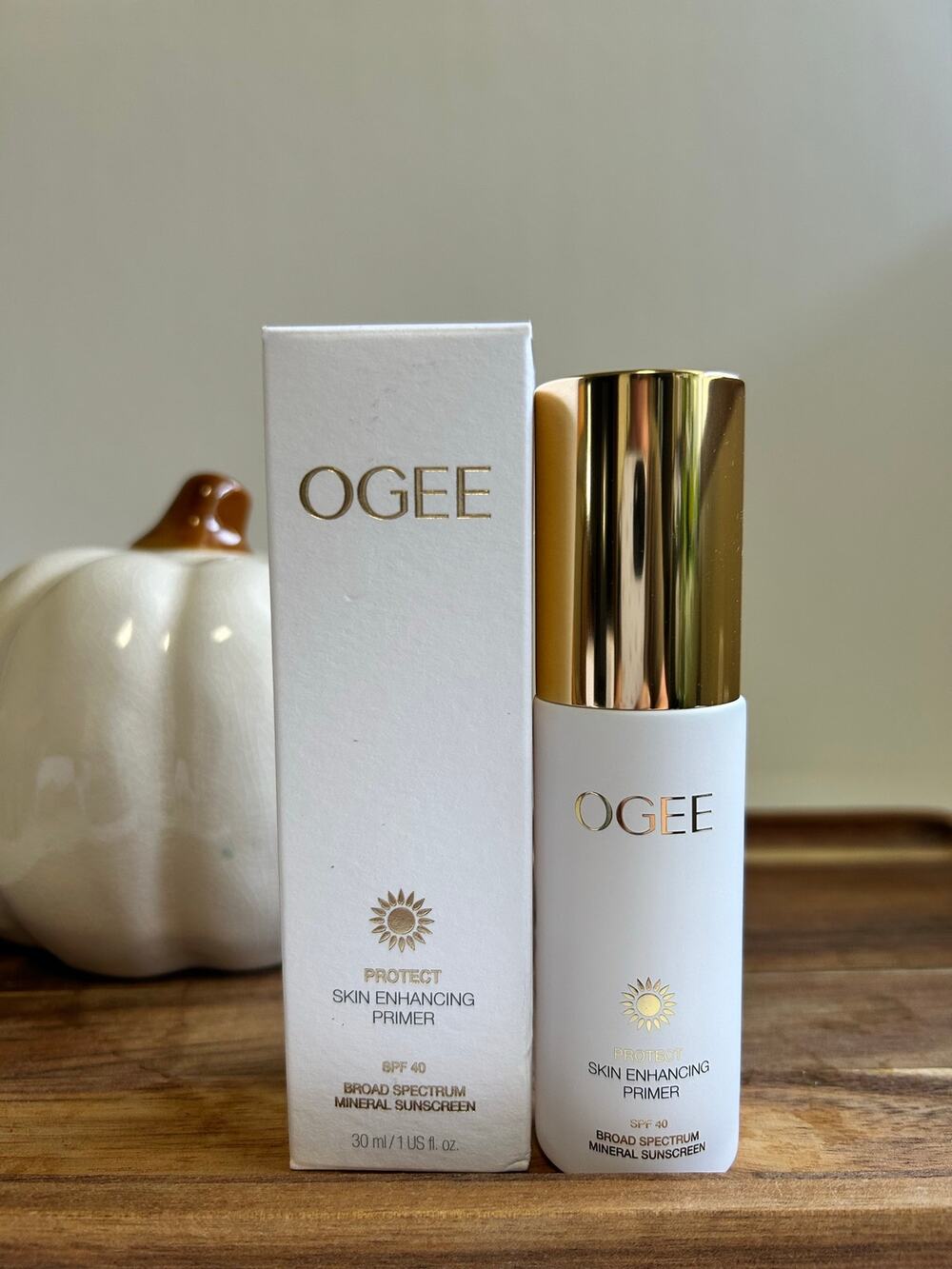 Ogee Protect Skin Enhancing Primer Broad Spectrum Mineral Sunscreen SPF 40 NIB